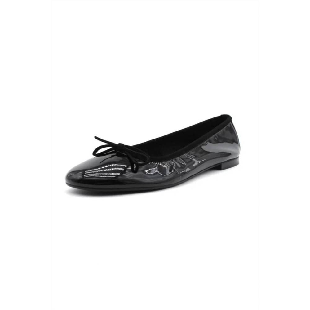 NEW REQINS women's carmen vernis flats in black